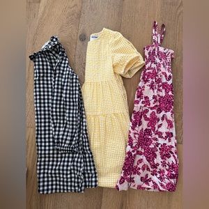 Girls dresses bundle 6-7Y